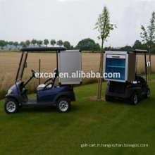 Type de carburant électrique, chariot de golf de 2 personnes avec la cargaison de porte de rooling à vendre